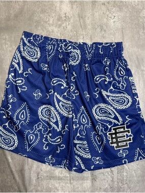 Size Large | Eric Emanuel Royal Paisley EE-Shorts